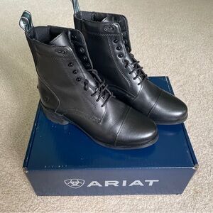 Women’s Ariat Heritage IV Black Paddock Boots 8.5C Wide New with Box
